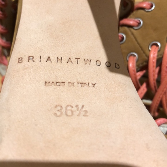 Brian Atwood suede platform heels size 6.5 - Picture 10 of 10